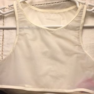 White see Thru Top